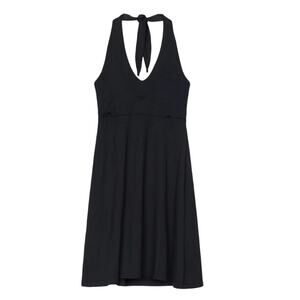 Patagonia Morning Glory Dress Black Small Halter Dress